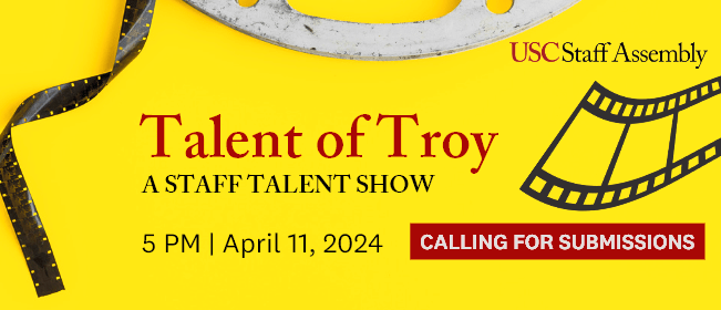 Calling for Submissions: 2024 Talent of Troy, a Staff Talent Show